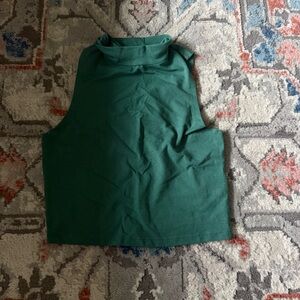 Wild Fable Teal Sleeveless Mock Neck Top